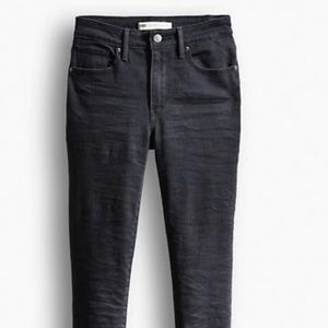 LEVI's 721 High Rise Skinny Black Jeans